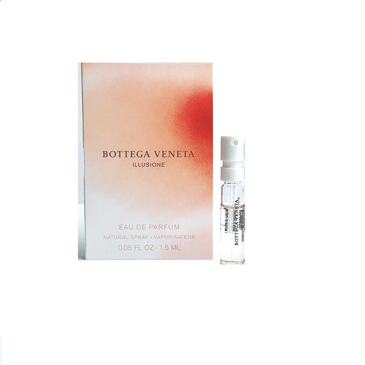 Bottega Veneta Illusione Mujer 1,5 ml 0,07 fl. onz. muestra oficial de perfume, Bottega Veneta Illusione Woman 1,5 ml 0,07 fl. onz. muestra oficial de fragancia