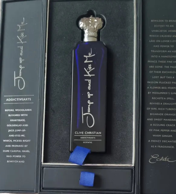 Clive Christian Addictive Arts SALTA Y BÉSAME EXTÁTICO 7.5ml 0.25 fl. onz. probador de perfume de muestra de perfume oficial