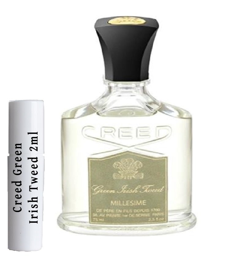 Muestras de fragancia Creed Green Irish Tweed de 2 ml