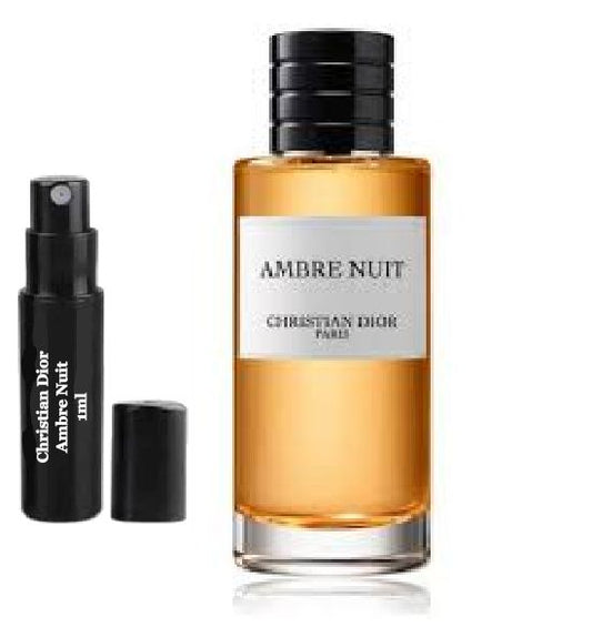 Christian Dior Ambre Nuit muestra de perfume 1ml 0.034 fl. onz.