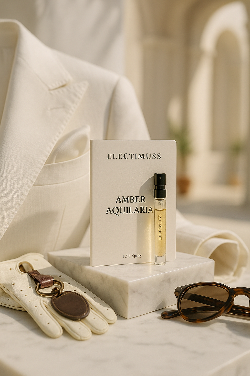 Electimuss London Amber Aquilaria 1.5ml 0.05 fl. oz. Oficial Perfume Muestra