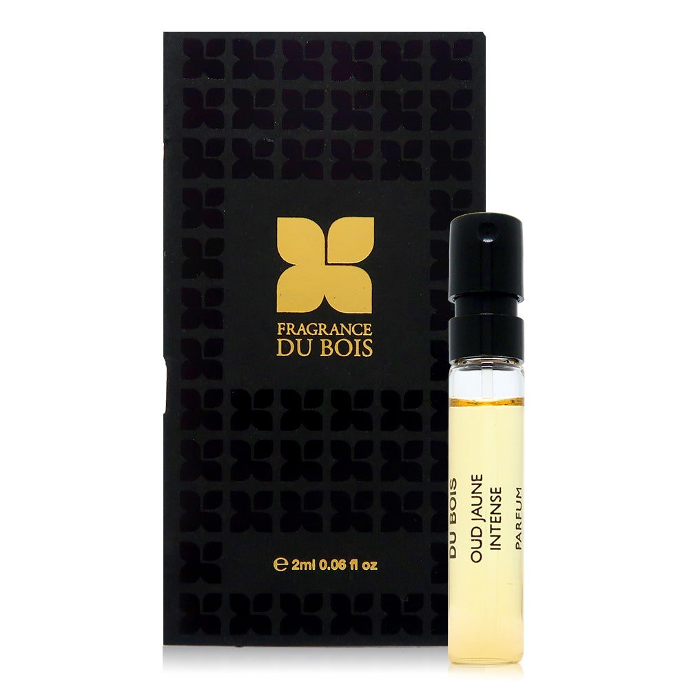 Fragancia Du Bois Oud Jaune Intenso 2ml 0.06 fl. onz. muestra oficial de fragancia