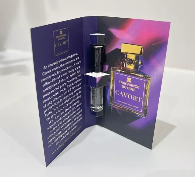 Fragancia Du Bois Cavort 1,5 ml 0,05 fl. onz. Probador de perfume de muestra de perfume oficial