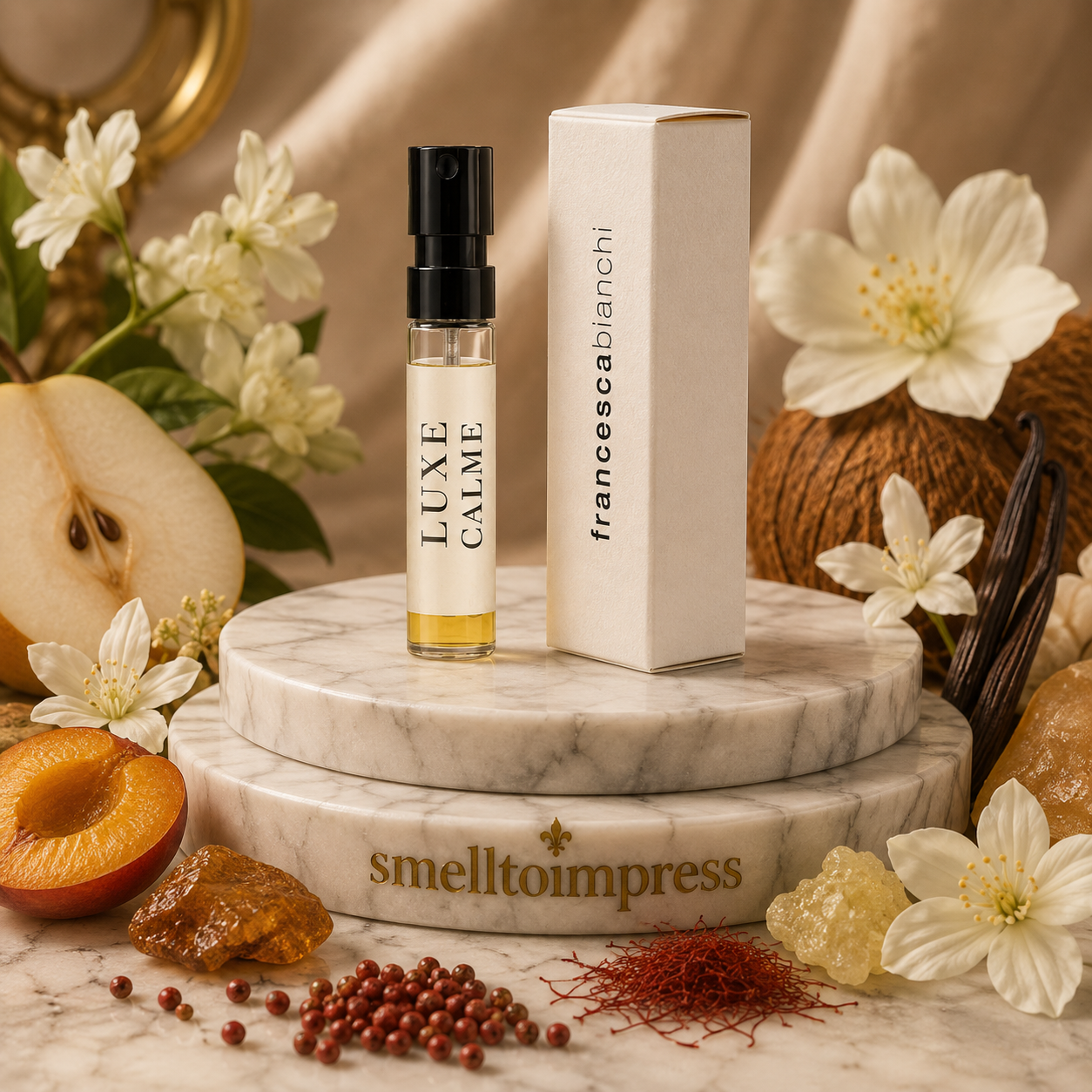 imagen de muestra oficial de perfume Francesca Bianchi Luxe Calme Volupte 1,5 ml 0,07 fl. oz