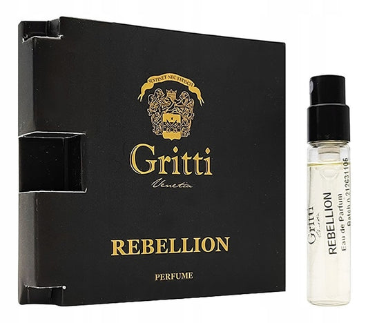 Gritti Rebellion muestra oficial de perfume 2 ml 0.06 fl. oz.