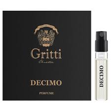 Gritti Decimo muestra oficial de perfume 2 ml 0.06 fl. oz.