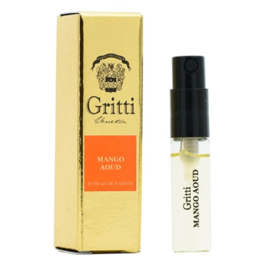 Gritti Mango Aoud muestra oficial de perfume 2 ml 0.06 fl. oz.