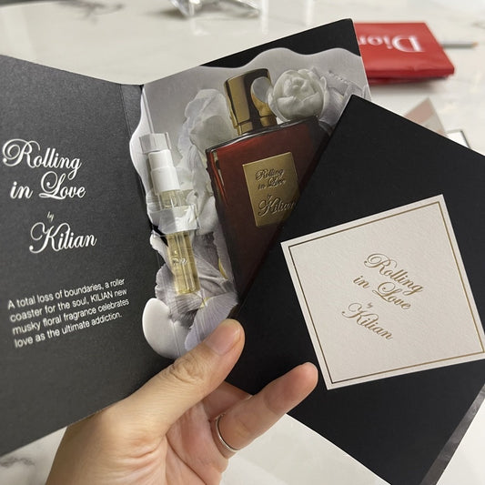 Kilian Rolling in Love 1,5 ml, muestra oficial del perfume, probador de fragancias