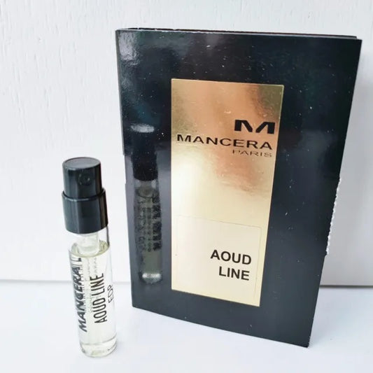 Muestra oficial del perfume Mancera Aoud Line 2ml 0.06 fl. oz.