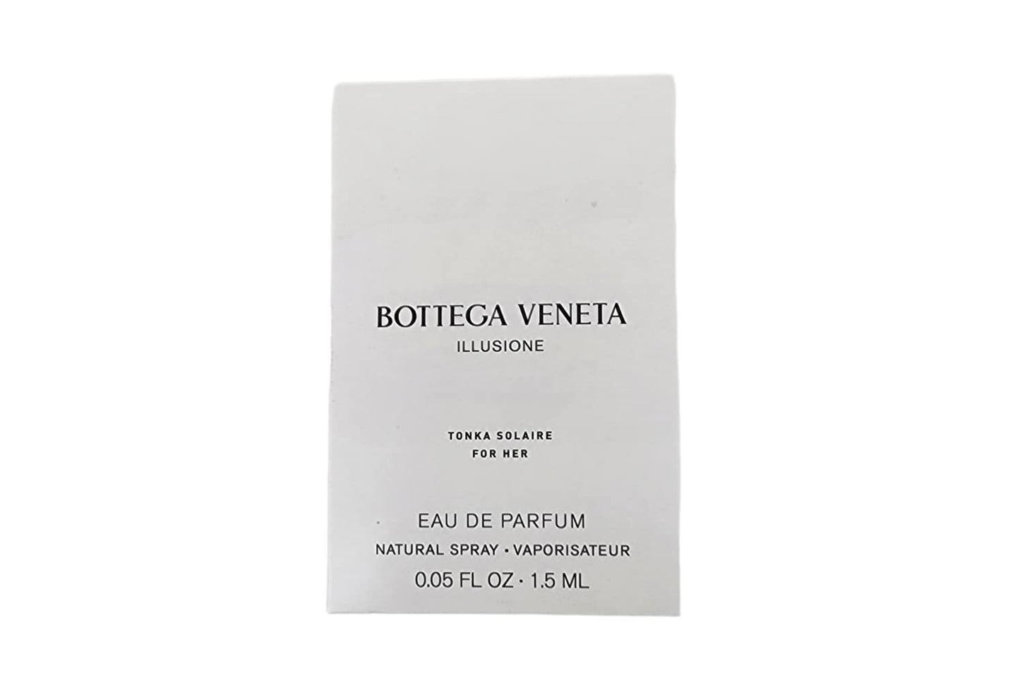 Bottega Veneta Illusione Tonka Solaire 1,5 ml 0,07 fl. onz. muestra oficial de fragancia