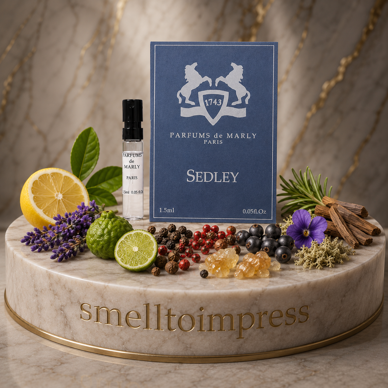 Parfums de Marly Sedley muestra oficial de perfume 1,5 ml 0,05 fl. oz.