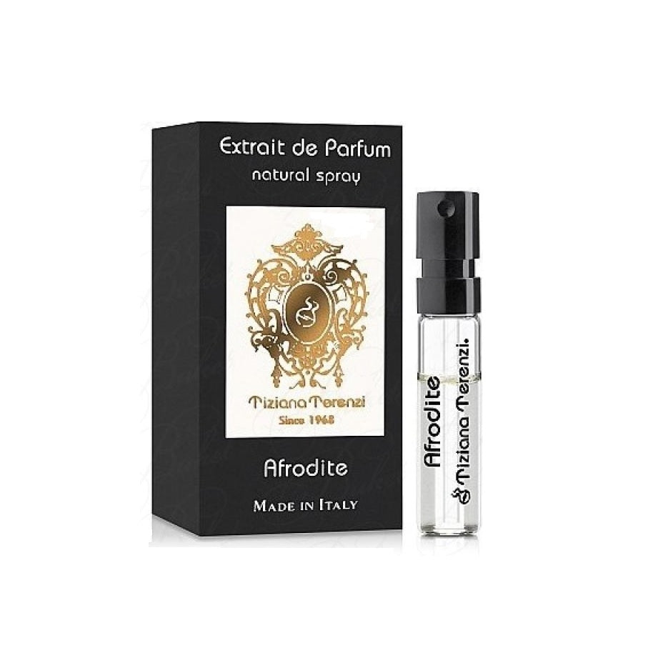 TIZIANA TERENZI Afrodite Extrait de parfum 0.05 OZ 1.5 ML probador de perfume de muestra oficial de perfume