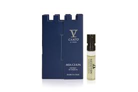 Muestras oficiales de la fragancia Mea Culpa de V Canto (1,5 ml)