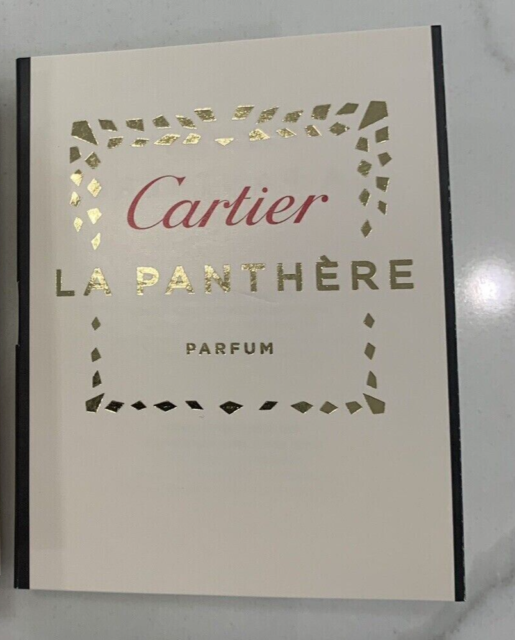 Muestra oficial de la fragancia Cartier La Panthere 1,5 ml (0,05 fl. oz.)