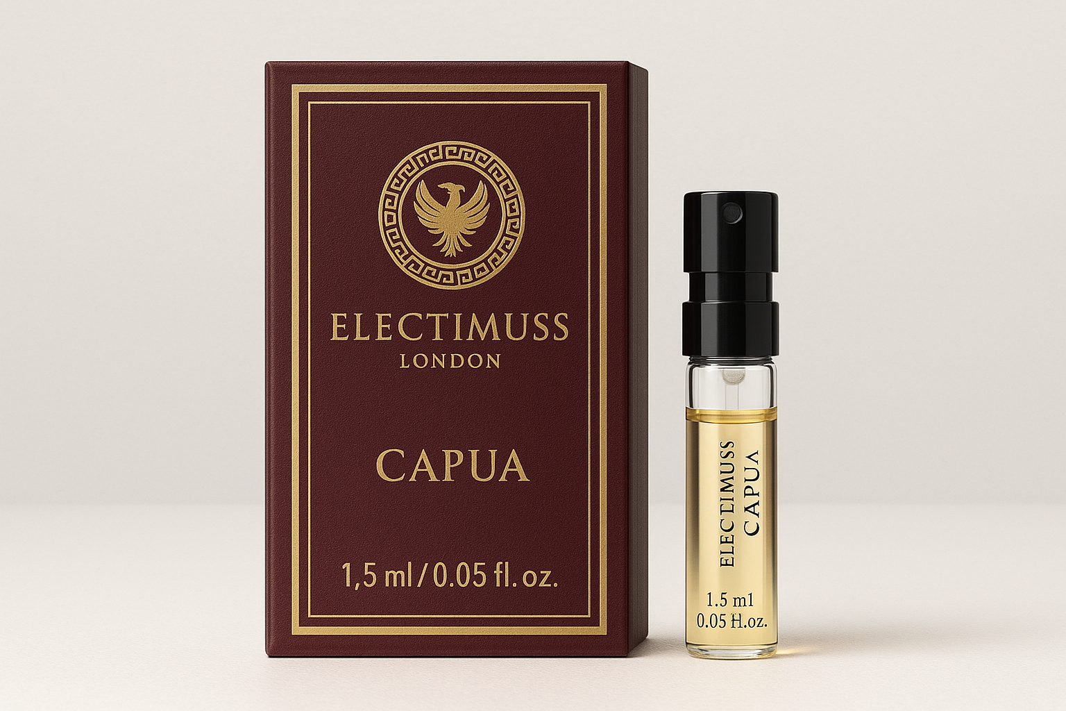 Electimuss London Capua 1.5ml 0.05 fl. oz. Oficial Perfume Muestra