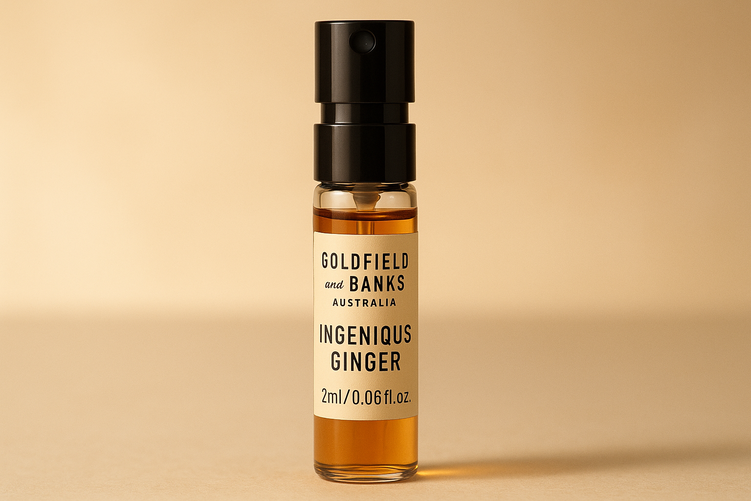 Goldfield and Banks Australia Ingenious Ginger 2ml 0.06 fl. oz. Oficial Perfume Muestra