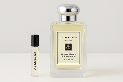 Jo Malone Silver Birch & Lavender Cologne Perfume Muestras