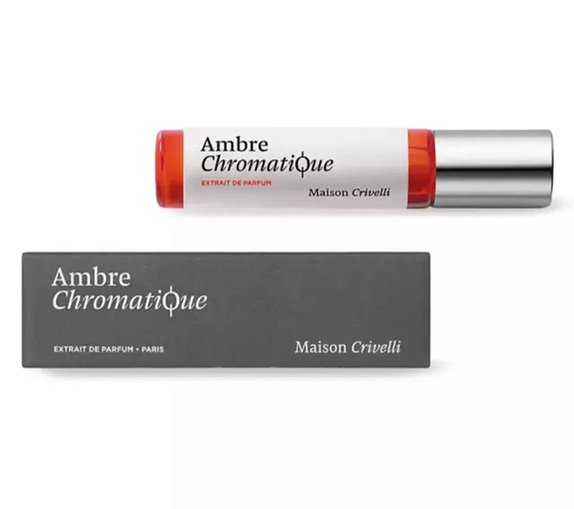 muestra oficial de perfume de Maison Crivelli Ambre Chromatique 1.5ml 0.05 fl.oz.