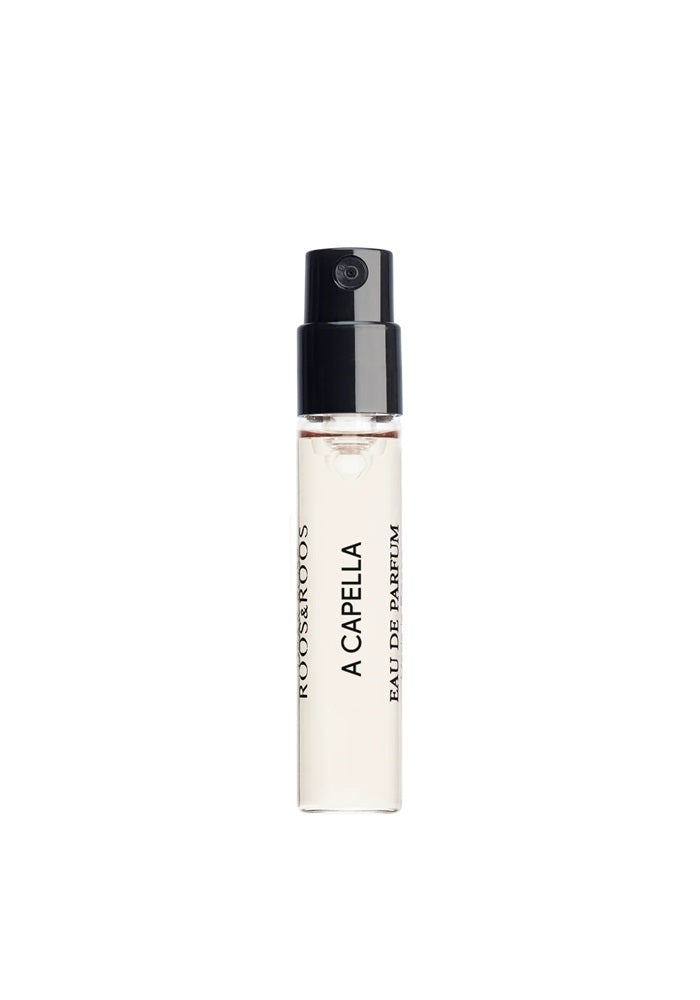 muestra oficial del perfume Roos & Roos A Capella 2ml 0.06 oz.