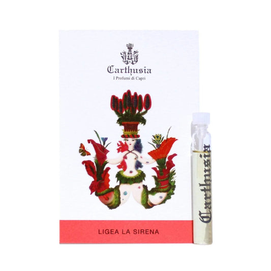 muestra oficial de perfume de Carthusia Ligea La Sirena tamaño 2ml 0.06 oz., probadores de perfume Carthusia