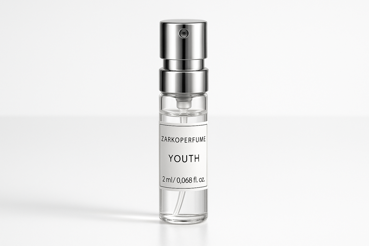 Muestra oficial de perfume en aerosol Zarkoperfume Youth 2 ml (0,068 fl. oz.)