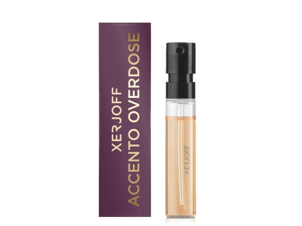 XERJOFF ACCENTO OVERDOSE 2.0ml virallinen hajuvesinäyte, XERJOFF ACCENTO OVERDOSE 2.0ml oficjalna próbka perfum, XERJOFF ACCENTO OVERDOSE 2.0ml officiellt parfymprov, XERJOFF ACCENTO OVERDOSE 2.0ml officiel parfumeprøve, XERJOFF ACCENTO OVERDOSE 2.0m