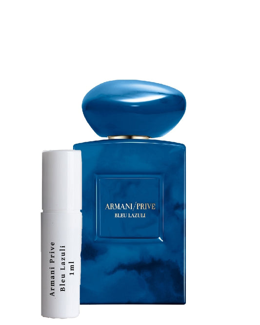 Frasco de muestra de spray Bleu Lazuli de Armani Privé (1 ml)