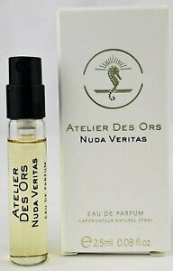 Atelier Des Ors Nuda Veritas 2,5 ml 0,08 fl. onz. officizielle Parfümprobe, Atelier Des Ors Nuda Veritas 2,5 ml 0,08 fl. onz. parfymprov oficial, Atelier Des Ors Nuda Veritas 2,5 ml 0,08 fl. onz. perfumeprøve oficial, Atelier Des Ors Nuda Veritas 2,5