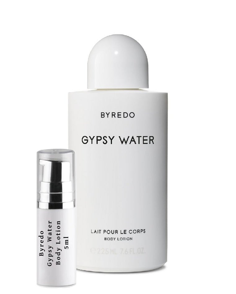 Muestra de loción corporal Byredo Gypsy Water de 5 ml