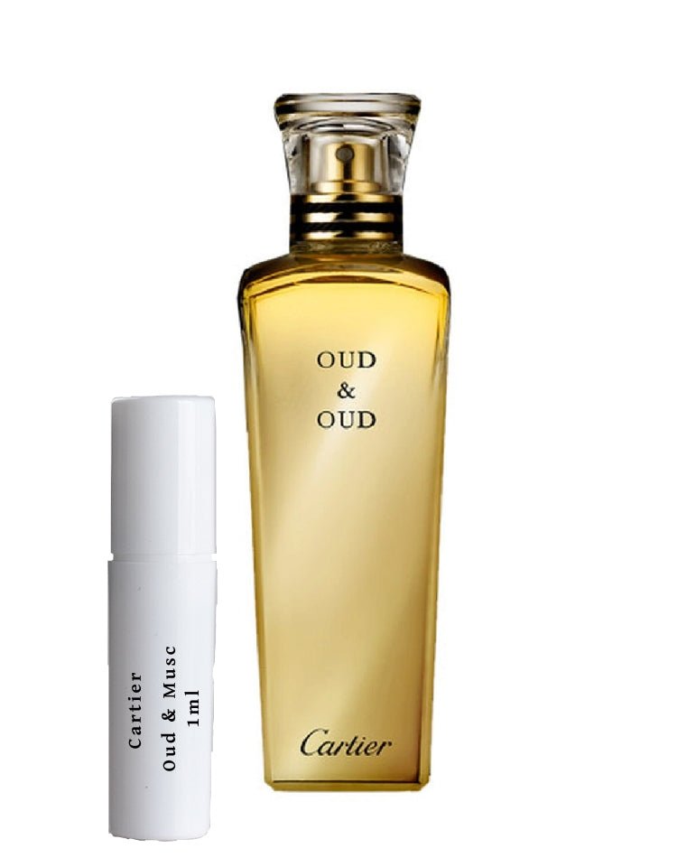 Muestra de vial de spray Cartier Oud & Musc de 1 ml