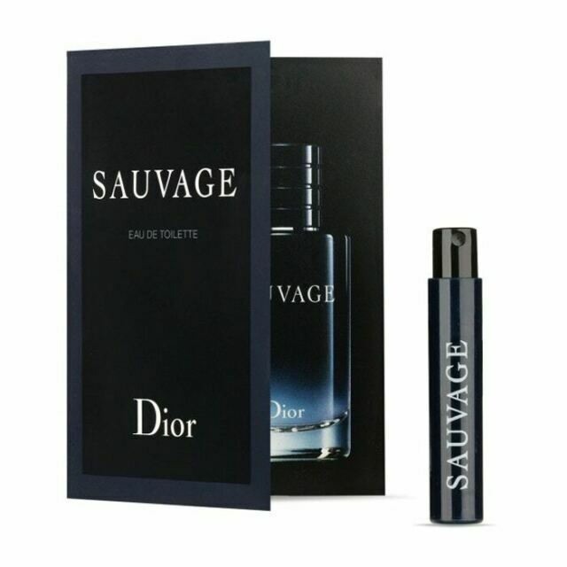Christian Dior Sauvage Eau de Toilette 1ml 0.03 fl. onz. muestras oficiales de perfumes