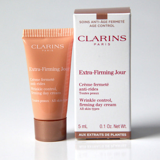 Muestra de cuidado de la piel Clarins Extra-Firming Jour Mini 5 ml (0.1 oz). Todo tipo de piel.
