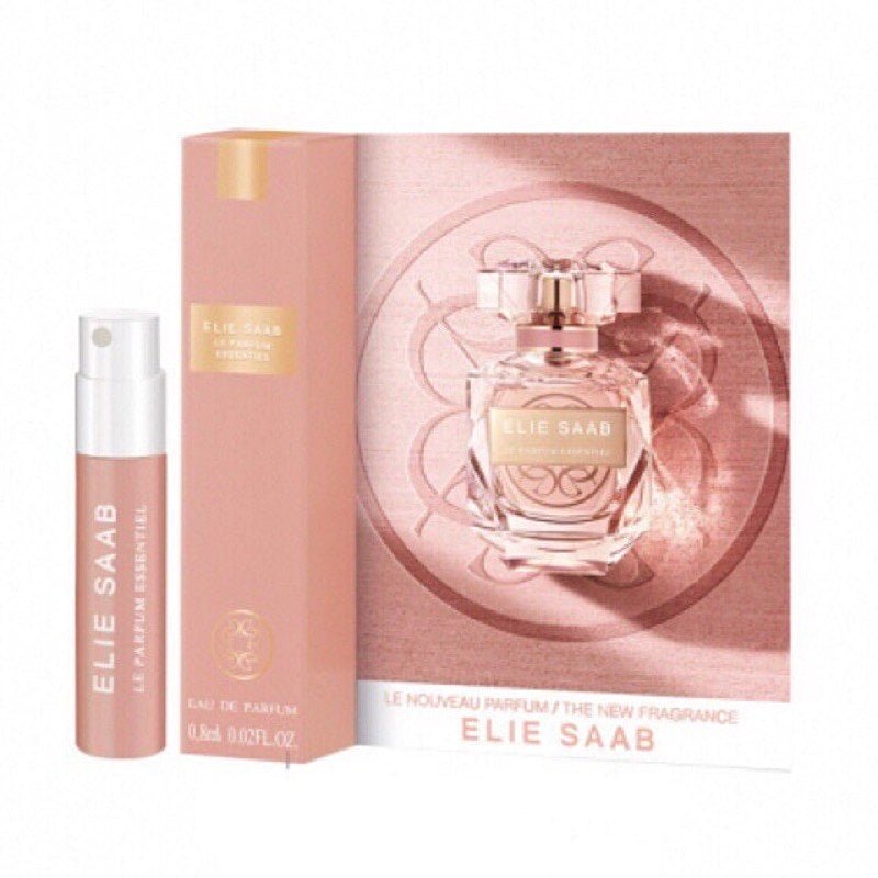 Elie Saab Le Parfum Essentiel 0.8 ml 0.03 fl.oz échantillon de parfum officiel, Elie Saab Le Parfum Essentiel 0.8 ml 0.03 fl.oz virallinen hajuvesinäyte, Elie Saab Le Parfum Essentiel 0.8 ml 0.03 fl.oz oficjalna próbka perfum, Elie Saab Le Parfum Ess