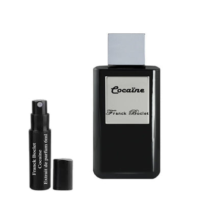 Franck Boclet Cocaína 6ml 0.20 fl. onz. parfüm minta, Franck Boclet Cocaína 6ml 0.20 fl. onz. campione di profumo, Franck Boclet Cocaína 6ml 0.20 fl. onz. amostra de perfume, Franck Boclet Cocaína 6ml 0.20 fl. onz. 官方香水样品, Mostră de parfum Franck Boc