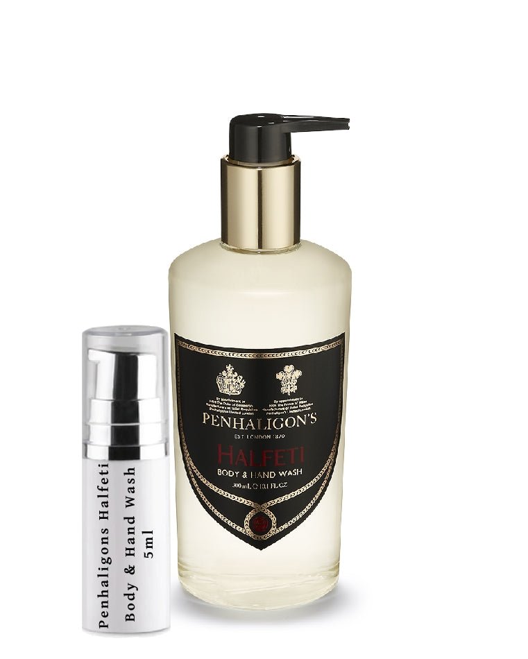 Muestra de jabón corporal y de manos Halfeti de Penhaligon (5 ml)