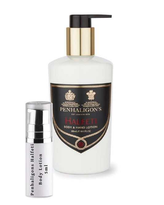 Muestra de loción corporal Halfeti de Penhaligon (5 ml)
