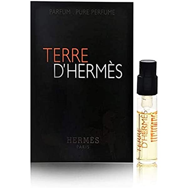 Muestras oficiales de perfume Hermes Terre D'Hermes Parfum Pure Perfume 2 ml/0,06 fl. oz.