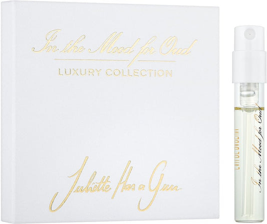 Juliette Has a Gun In the Mood for Oud 1.7ml Muestra oficial de perfume, Juliette Has a Gun In the Mood for Oud 1.7ml 液量オンス公式香水サンプル, Juliette Has a Gun In the Mood for Oud 1.7ml официална парфюмна проба, Juliette Has a Gun In the Mood for Oud 1.7ml é