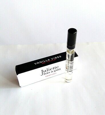 Juliette tiene una pistola Vanilla Vibes 4ml 0.135 fl. onz. Por ejemplo, Juliette tiene una pistola Vanilla Vibes 4ml 0.135 fl. onz. perfume oficjalna próbka, Juliette Has a Gun Vanilla Vibes 4ml 0.135 fl. onz. официальный образец духов, Juliette Has