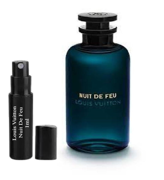 Louis Vuitton Nuit De Feu 1ml 0,03 fl. onz. muestra de perfume, Louis Vuitton Nuit De Feu 1 ml 0,03 fl. onz. 液量オンス公式香水サンプル, Louis Vuitton Nuit De Feu 1ml 0.03 fl. onz. парфюмна проба, Louis Vuitton Nuit De Feu 1ml 0.03 fl. onz. échantillon de parfum,