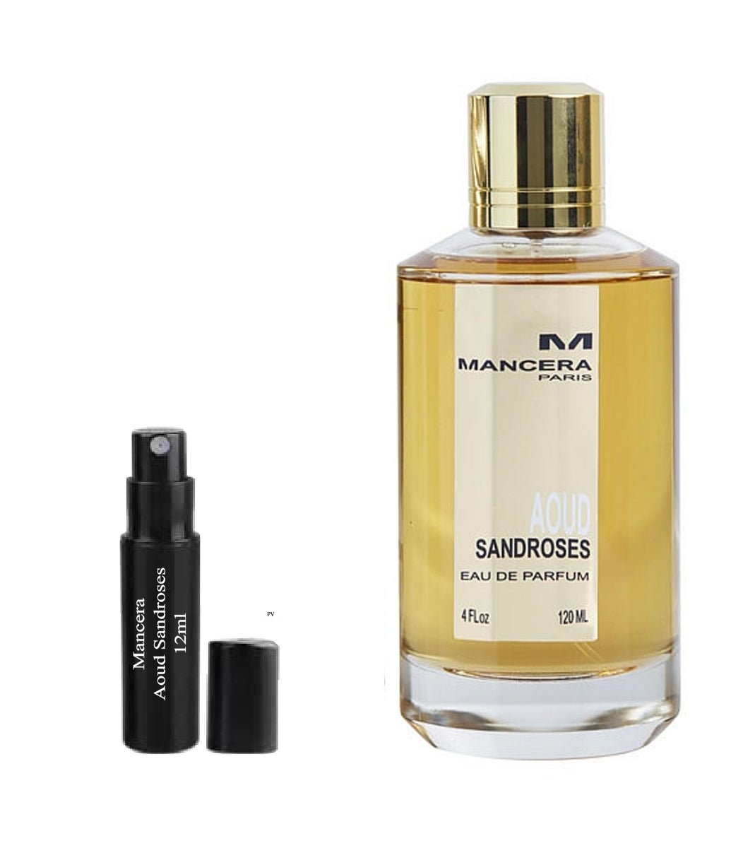 Mancera Aoud Sandroses 12ml 0.41 fl. onz. vzorek parfému, Mancera Aoud Sandroses 12ml 0.41 fl. onz. δείγμα αρώματος, Mancera Aoud Sandroses 12ml 0.41 fl. onz. perfume próbka, Mancera Aoud Sandroses 12ml 0.41 fl. onz. образец духов, Mancera Aoud Sandr