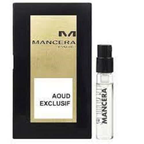 Mancera Aoud Exclusif Mini Vial spray Perfume oficial Muestra 2.0ml 0.07 fl.o.z.
