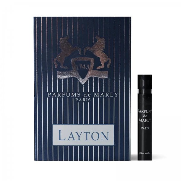 Muestra oficial de fragancia Parfums De Marly Layton 1,5 ml 0,05 fl. o.z.