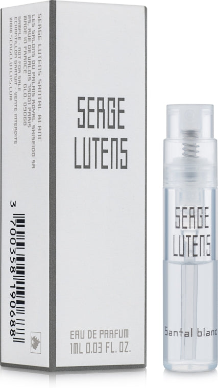 Muestras oficiales de fragancias Serge Lutens Santal Blanc 1 ml (0,03 fl. oz.)