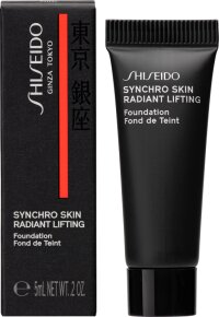 Mini muestra de base de maquillaje Shiseido Skin Radiant Lifting 5 ml tono 310 seda