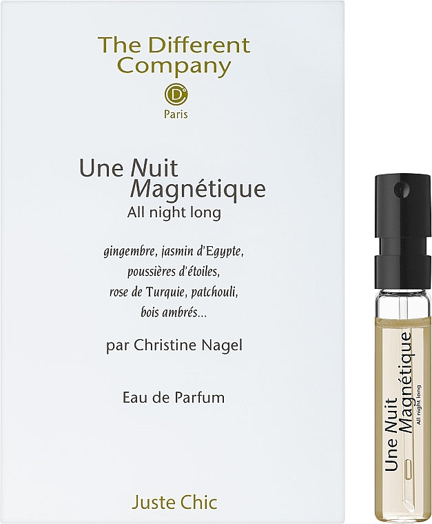 The Different Company Une Nuit Magnetique 2ml 0.06 fl. onz. muestras oficiales de perfumes