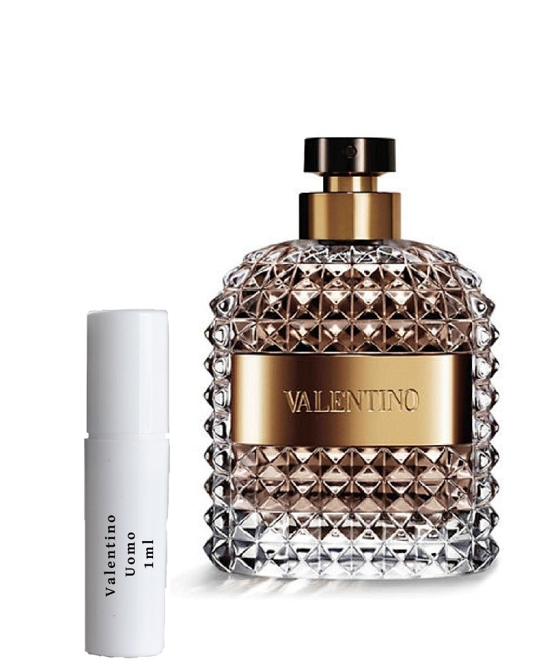 Valentino Uomo muestra vial spray 1ml