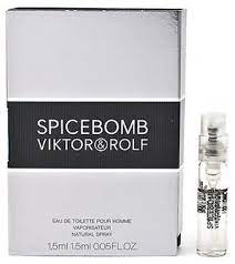 Muestras oficiales de la fragancia Spicebomb de Viktor y Rolf (1,2 ml, 0,04 fl. oz.)