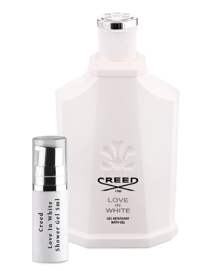 Muestras de gel de ducha Creed Love In White