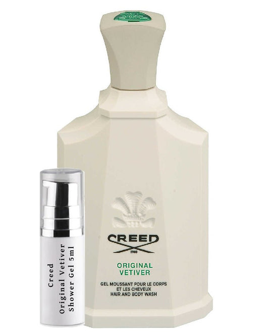 Muestras de gel de ducha Creed Original Vetiver - Creed Original Vetiver Shower Gel - Creed - 5 ml - Smelltoimpress